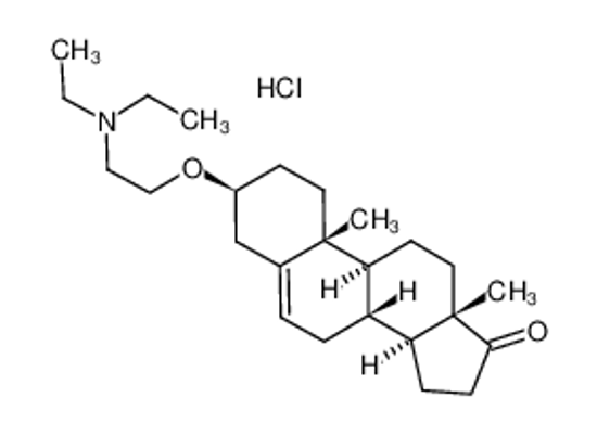 Picture of (3S,8R,9S,10R,13S,14S)-3-[2-(diethylamino)ethoxy]-10,13-dimethyl-1,2,3,4,7,8,9,11,12,14,15,16-dodecahydrocyclopenta[a]phenanthren-17-one,hydrochloride