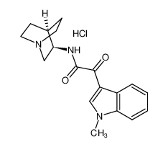 Picture of N-(1-azabicyclo[2.2.2]octan-3-yl)-2-(1-methylindol-3-yl)-2-oxoacetamide