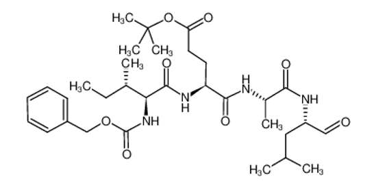 Picture of N-[(Phenylmethoxy)carbonyl]-L-isoleucyl-L-α-glutamyl-tert-butylester-N-[(1S)-1-formyl-3-methylbutyl]-L-alaninamide