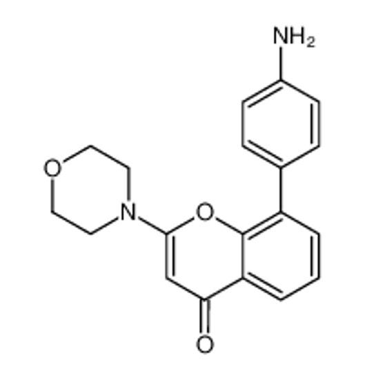 Imagem de 8-(4-aminophenyl)-2-morpholin-4-ylchromen-4-one