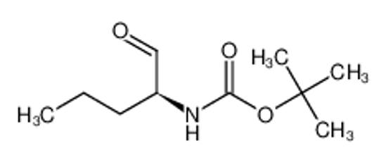 Picture of Carbamic acid, [(1S)-1-formylbutyl]-, 1,1-dimethylethyl ester (9CI)