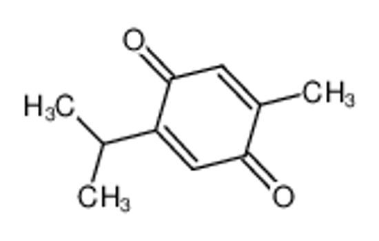 Imagem de 2-methyl-5-propan-2-ylcyclohexa-2,5-diene-1,4-dione