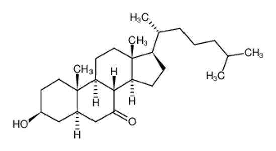 Picture of (8R,9S,10S,13R,14S,17R)-17-[(2R)-7-hydroxy-6-methylheptan-2-yl]-10,13-dimethyl-1,2,3,4,5,6,8,9,11,12,14,15,16,17-tetradecahydrocyclopenta[a]phenanthren-7-one