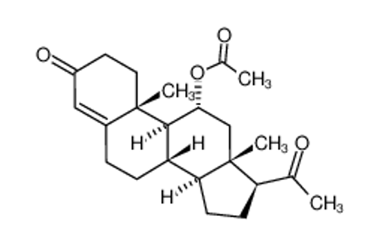 Picture of 11ALPHA-HYDROXYPROGESTERONE ACETATE