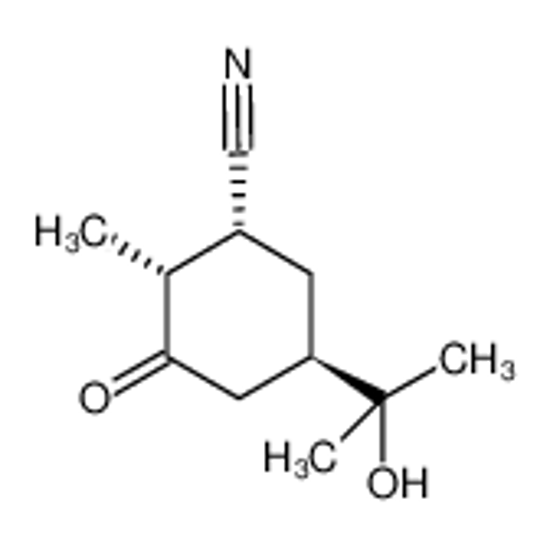 Picture of (1R,2R,5R)-5-(2-hydroxypropan-2-yl)-2-methyl-3-oxocyclohexane-1-carbonitrile