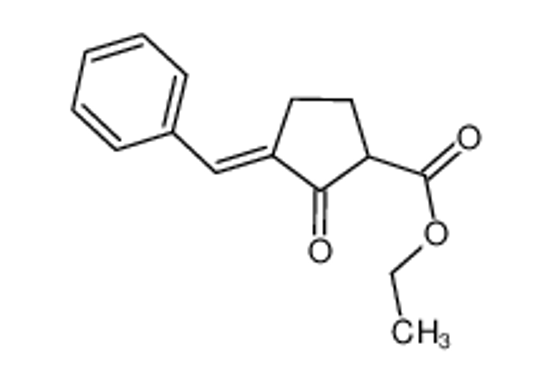 Picture of 3-Benzylidene-2-oxo-cyclopentanecarboxylic acid ethyl ester