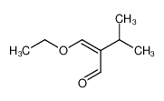 Picture of (2Z)-2-(ethoxymethylidene)-3-methylbutanal