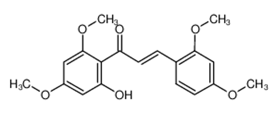 Imagem de (E)-3-(2,4-dimethoxyphenyl)-1-(2-hydroxy-4,6-dimethoxyphenyl)prop-2-en-1-one