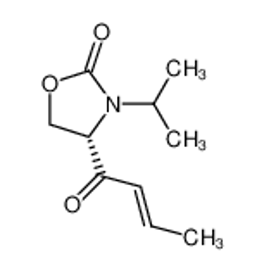 Picture of (N-CROTONYL)-(4S)-ISOPROPYL-2-OXAZOLIDINONE