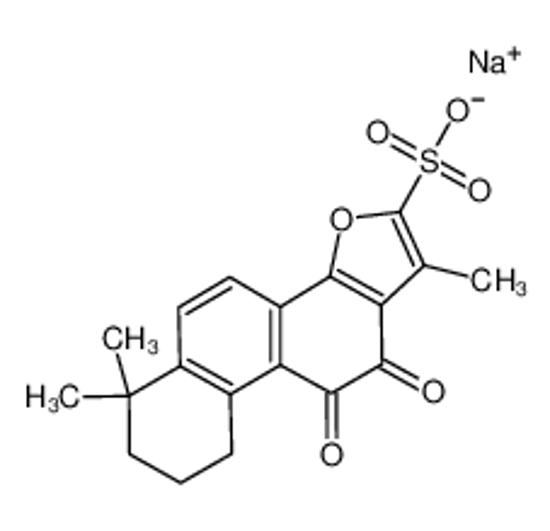 Picture of Sodium 1,6,6-trimethyl-10,11-dioxo-6,7,8,9,10,11-hexahydrophenanthro[1,2-b]furan-2-sulfonate