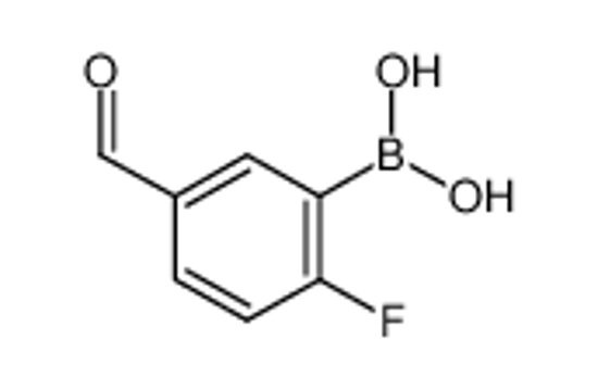 Picture of (2-fluoro-5-formylphenyl)boronic acid