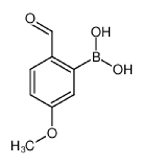 Picture of (2-formyl-5-methoxyphenyl)boronic acid