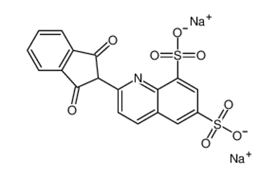 Imagem de DISODIUM 2-(1,3-DIOXOINDEN-2-YL)QUINOLINE-6,8-DISULFONATE