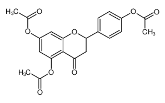 Picture of [4-(5,7-diacetyloxy-4-oxo-2,3-dihydrochromen-2-yl)phenyl] acetate