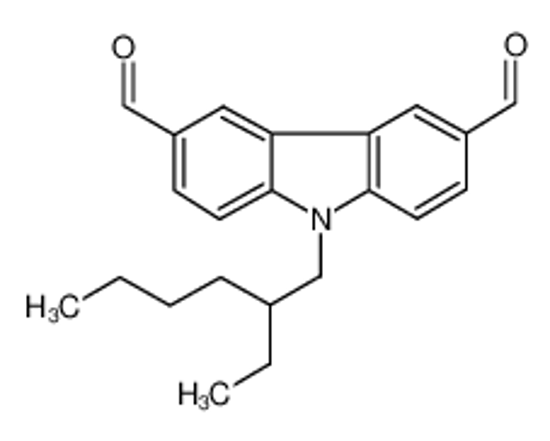 Picture of 9-(2-ethylhexyl)carbazole-3,6-dicarbaldehyde
