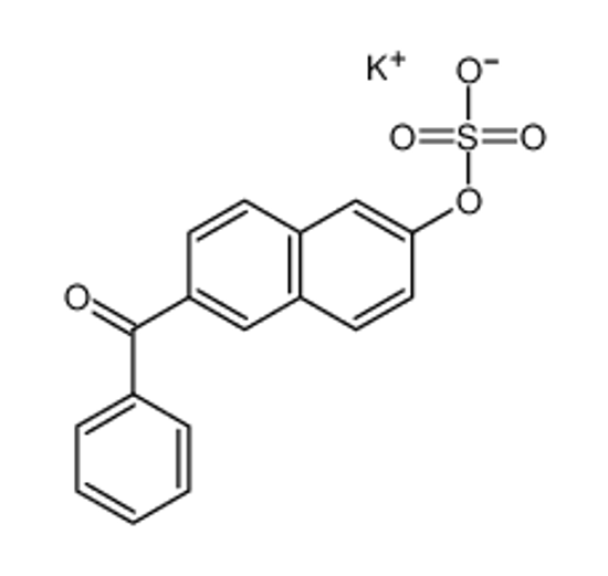 Picture of potassium,(6-benzoylnaphthalen-2-yl) sulfate