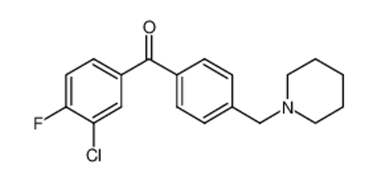 Picture of (3-chloro-4-fluorophenyl)-[4-(piperidin-1-ylmethyl)phenyl]methanone