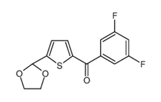 Picture of (3,5-difluorophenyl)-[5-(1,3-dioxolan-2-yl)thiophen-2-yl]methanone