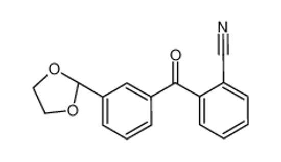 Picture of 2-[3-(1,3-dioxolan-2-yl)benzoyl]benzonitrile