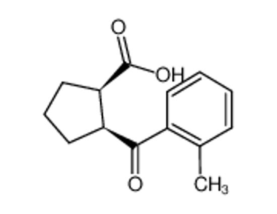 Picture of (1R,2S)-2-(2-methylbenzoyl)cyclopentane-1-carboxylic acid
