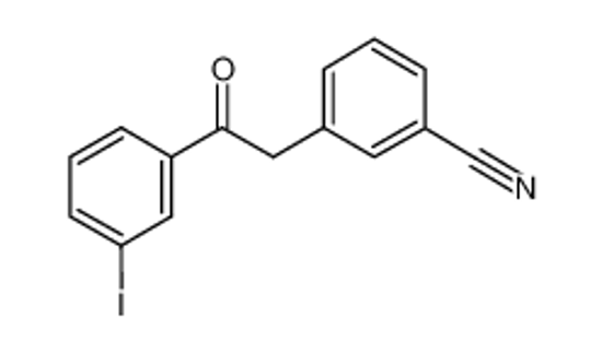 Picture of 3-[2-(3-iodophenyl)-2-oxoethyl]benzonitrile