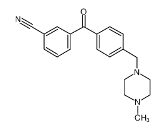 Picture of 3-[4-[(4-methylpiperazin-1-yl)methyl]benzoyl]benzonitrile
