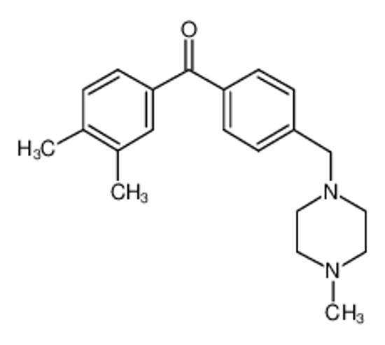 Picture of (3,4-dimethylphenyl)-[4-[(4-methylpiperazin-1-yl)methyl]phenyl]methanone