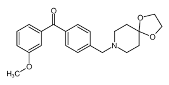 Picture of [4-(1,4-dioxa-8-azaspiro[4.5]decan-8-ylmethyl)phenyl]-(3-methoxyphenyl)methanone