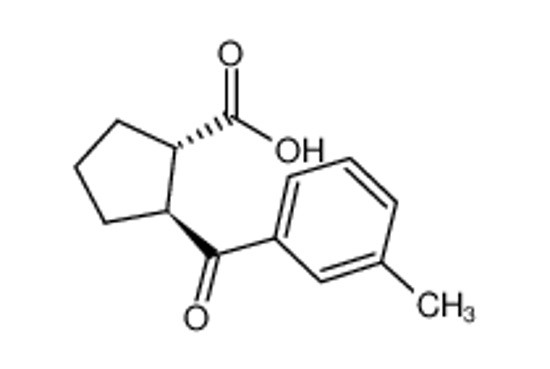 Picture of (1R,2R)-2-(3-methylbenzoyl)cyclopentane-1-carboxylic acid