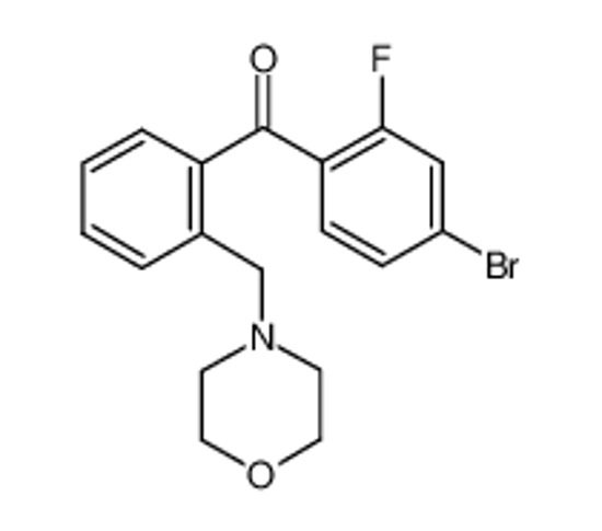 Picture of (4-bromo-2-fluorophenyl)-[2-(morpholin-4-ylmethyl)phenyl]methanone