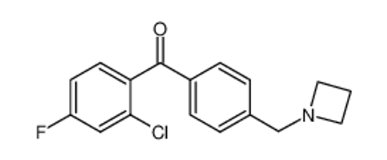 Imagem de [4-(azetidin-1-ylmethyl)phenyl]-(2-chloro-4-fluorophenyl)methanone