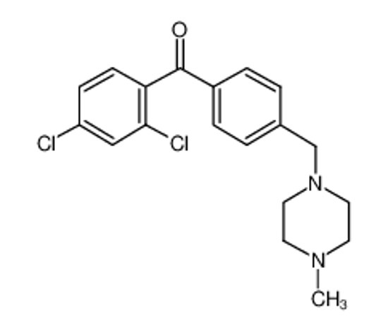 Picture of (2,4-dichlorophenyl)-[4-[(4-methylpiperazin-1-yl)methyl]phenyl]methanone