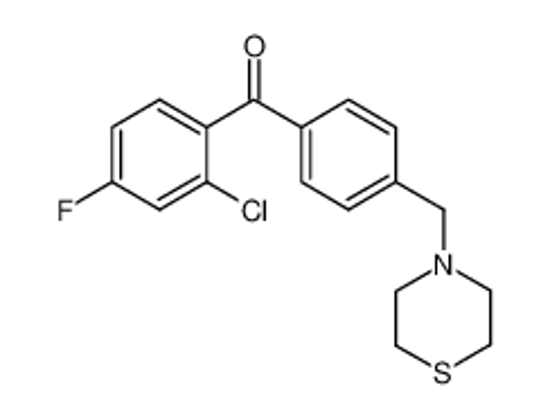 Imagem de (2-chloro-4-fluorophenyl)-[4-(thiomorpholin-4-ylmethyl)phenyl]methanone