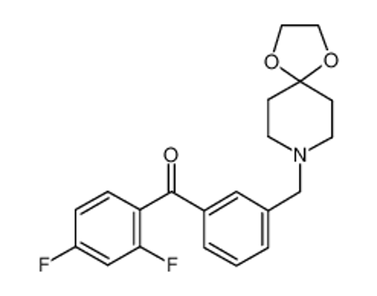 Picture of (2,4-difluorophenyl)-[3-(1,4-dioxa-8-azaspiro[4.5]decan-8-ylmethyl)phenyl]methanone