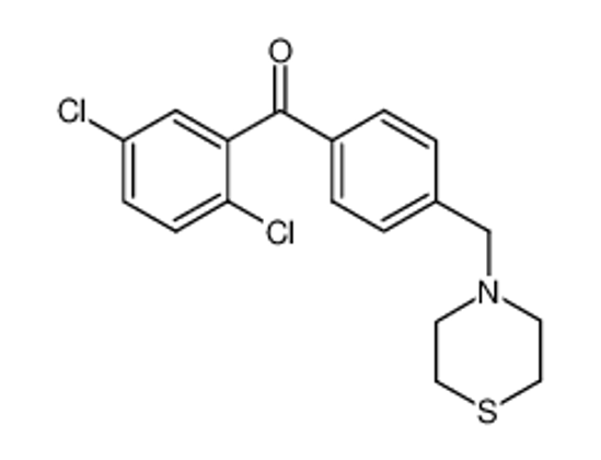 Изображение (2,5-dichlorophenyl)-[4-(thiomorpholin-4-ylmethyl)phenyl]methanone