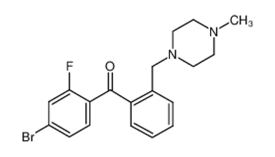 Picture of (4-bromo-2-fluorophenyl)-[2-[(4-methylpiperazin-1-yl)methyl]phenyl]methanone