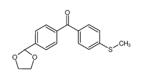 Picture of [4-(1,3-dioxolan-2-yl)phenyl]-(4-methylsulfanylphenyl)methanone