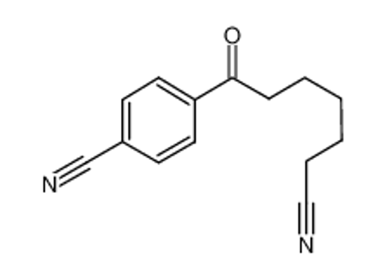 Изображение 4-(6-cyanohexanoyl)benzonitrile