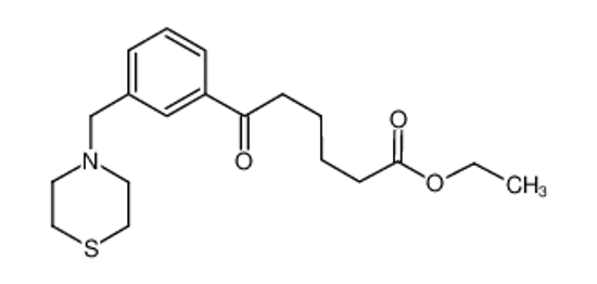 Picture of ethyl 6-oxo-6-[3-(thiomorpholin-4-ylmethyl)phenyl]hexanoate