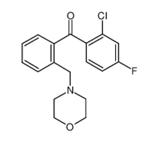 Picture of (2-chloro-4-fluorophenyl)-[2-(morpholin-4-ylmethyl)phenyl]methanone