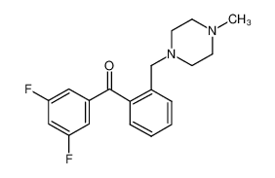 Picture of (3,5-difluorophenyl)-[2-[(4-methylpiperazin-1-yl)methyl]phenyl]methanone