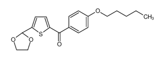 Изображение [5-(1,3-dioxolan-2-yl)thiophen-2-yl]-(4-pentoxyphenyl)methanone