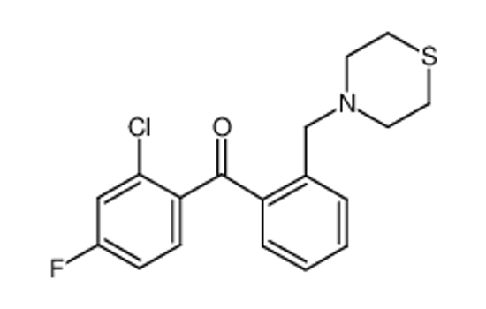 Picture of (2-chloro-4-fluorophenyl)-[2-(thiomorpholin-4-ylmethyl)phenyl]methanone