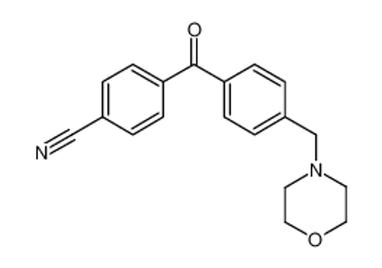 Picture of 4-[4-(morpholin-4-ylmethyl)benzoyl]benzonitrile