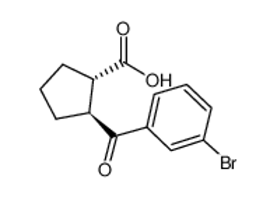 Picture of TRANS-2-(3-BROMOBENZOYL)CYCLOPENTANE-1-CARBOXYLIC ACID