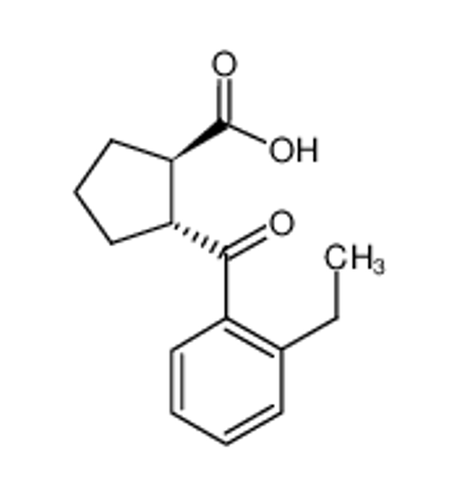 Picture of (1R,2R)-2-(2-ethylbenzoyl)cyclopentane-1-carboxylic acid