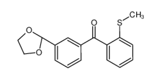 Picture of [3-(1,3-dioxolan-2-yl)phenyl]-(2-methylsulfanylphenyl)methanone