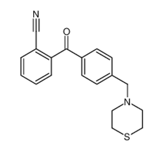 Picture of 2-[4-(thiomorpholin-4-ylmethyl)benzoyl]benzonitrile