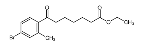 Picture of ETHYL 7-(4-BROMO-2-METHYLPHENYL)-7-OXOHEPTANOATE
