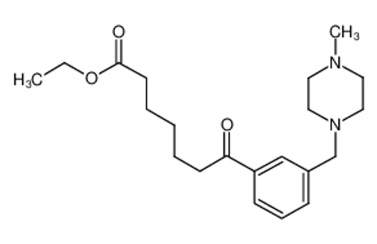 Изображение ethyl 7-[3-[(4-methylpiperazin-1-yl)methyl]phenyl]-7-oxoheptanoate